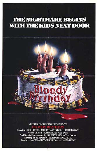 Bloody Birthday Poster