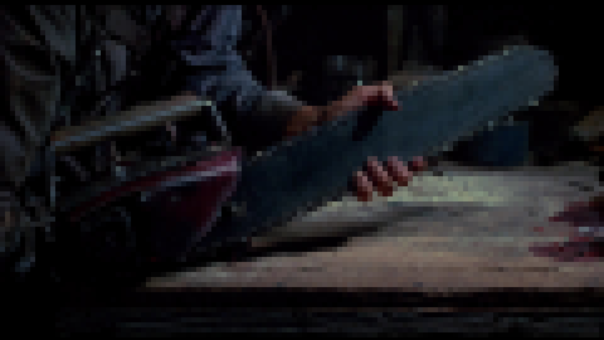 Evil Dead Game Pixelated