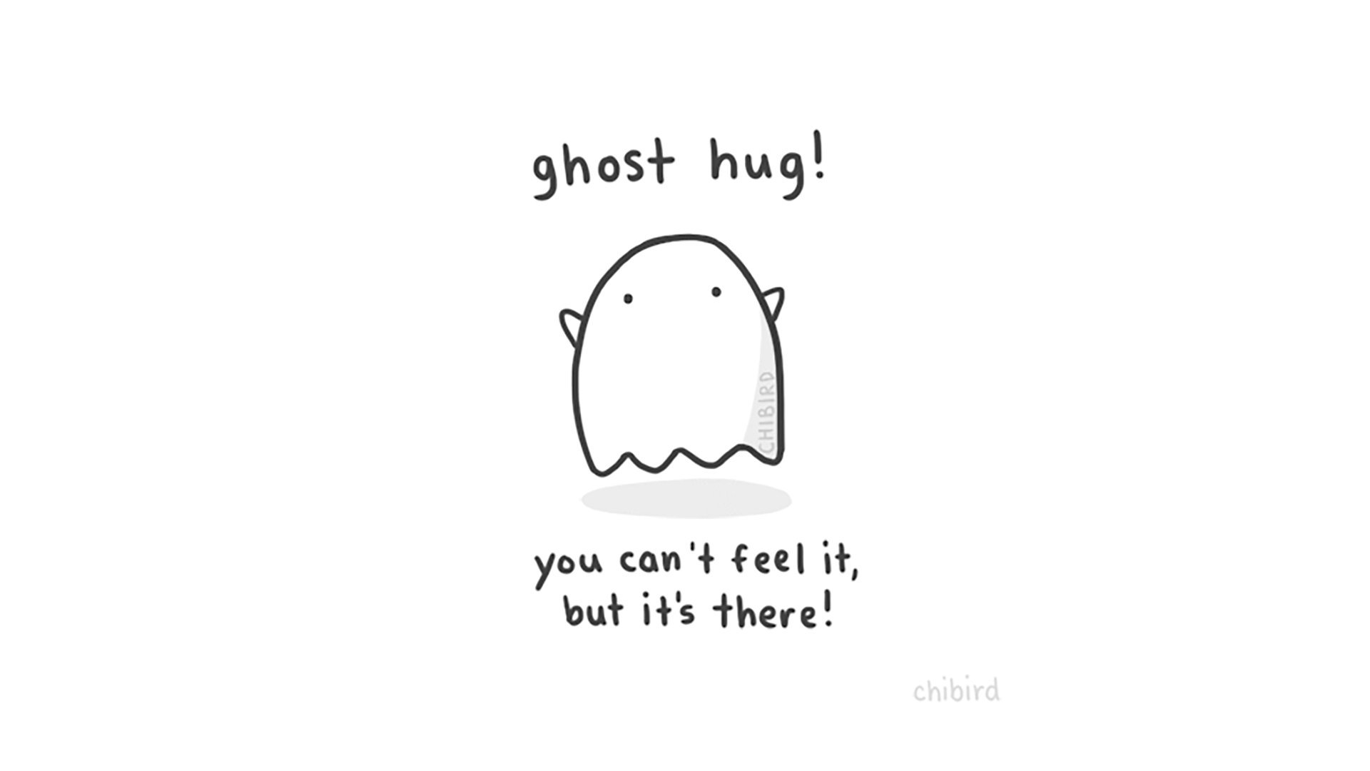 Ghost Hug by chibird