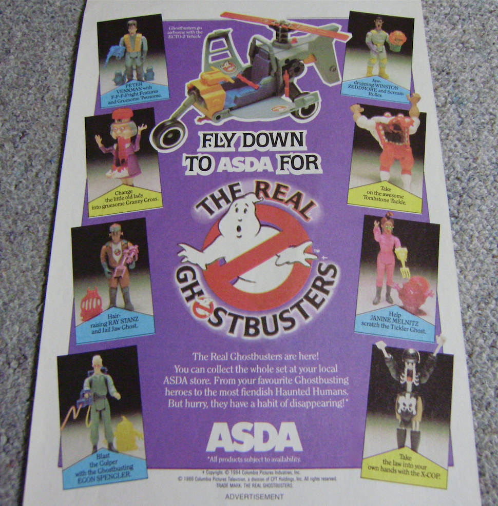Ghostbusters Asda Toy Ad 1