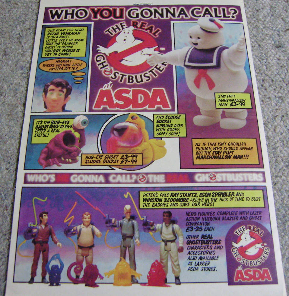 Ghostbusters Asda Toy ad 2.