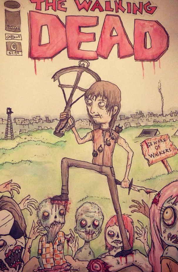 Gus Fink Walking Dead Cover Art