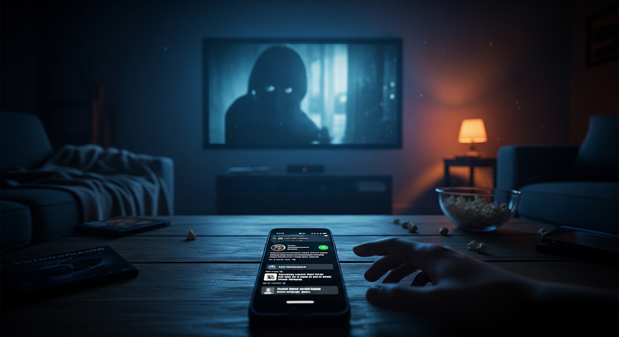 Horror Movies in the Dark