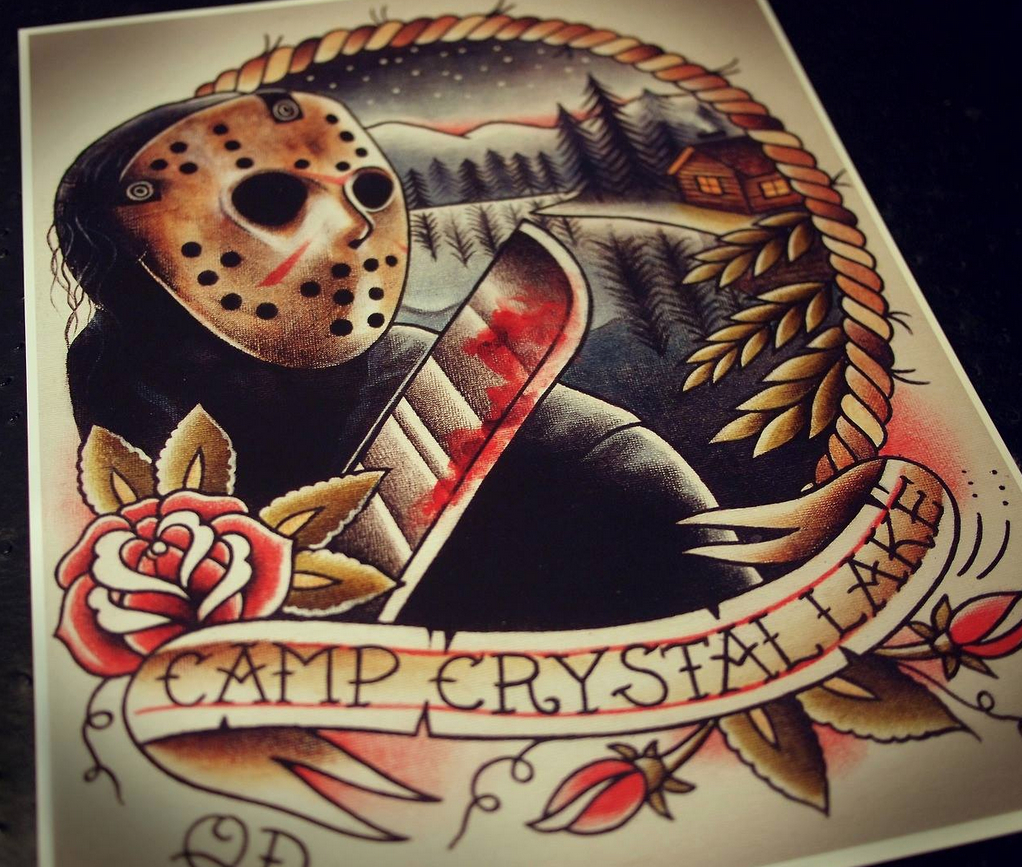 Traditional Tattoo Flash Meets Horror The Art And Journey Of Quyen.