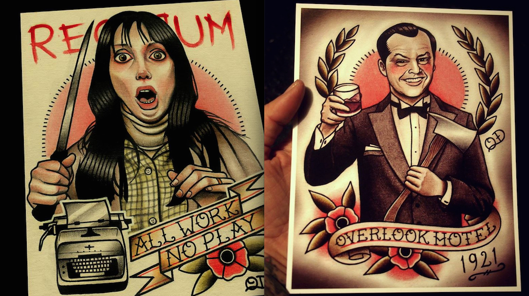 Traditional Tattoo Flash Meets Horror The Art and Journey of Quyen Dinh   Halloween Love