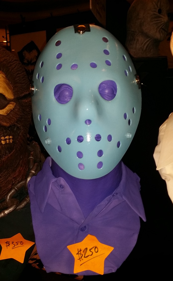 JASON VOORHEES custom Friday the 13th hockey mask blue bloody NES game  variant