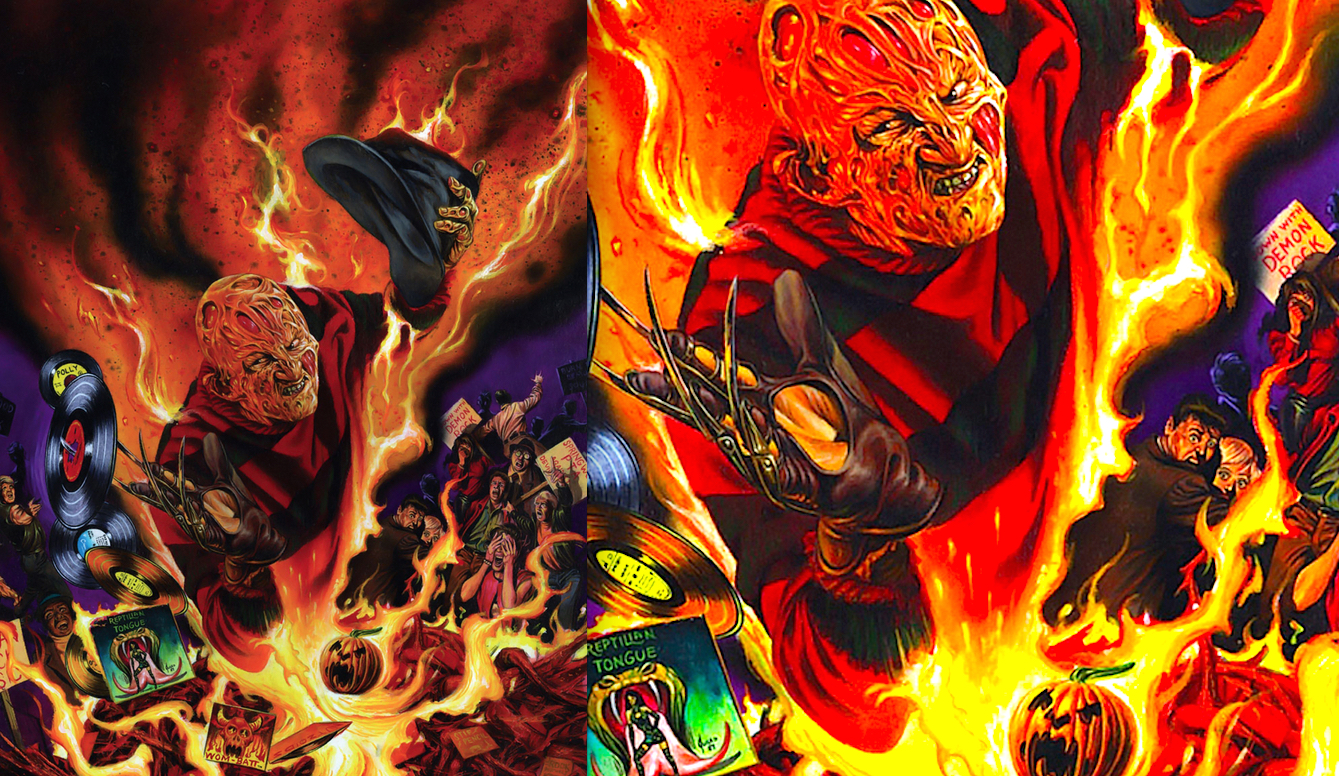 Marvel Nightmare On Elm Street 3 Unused Cover Art