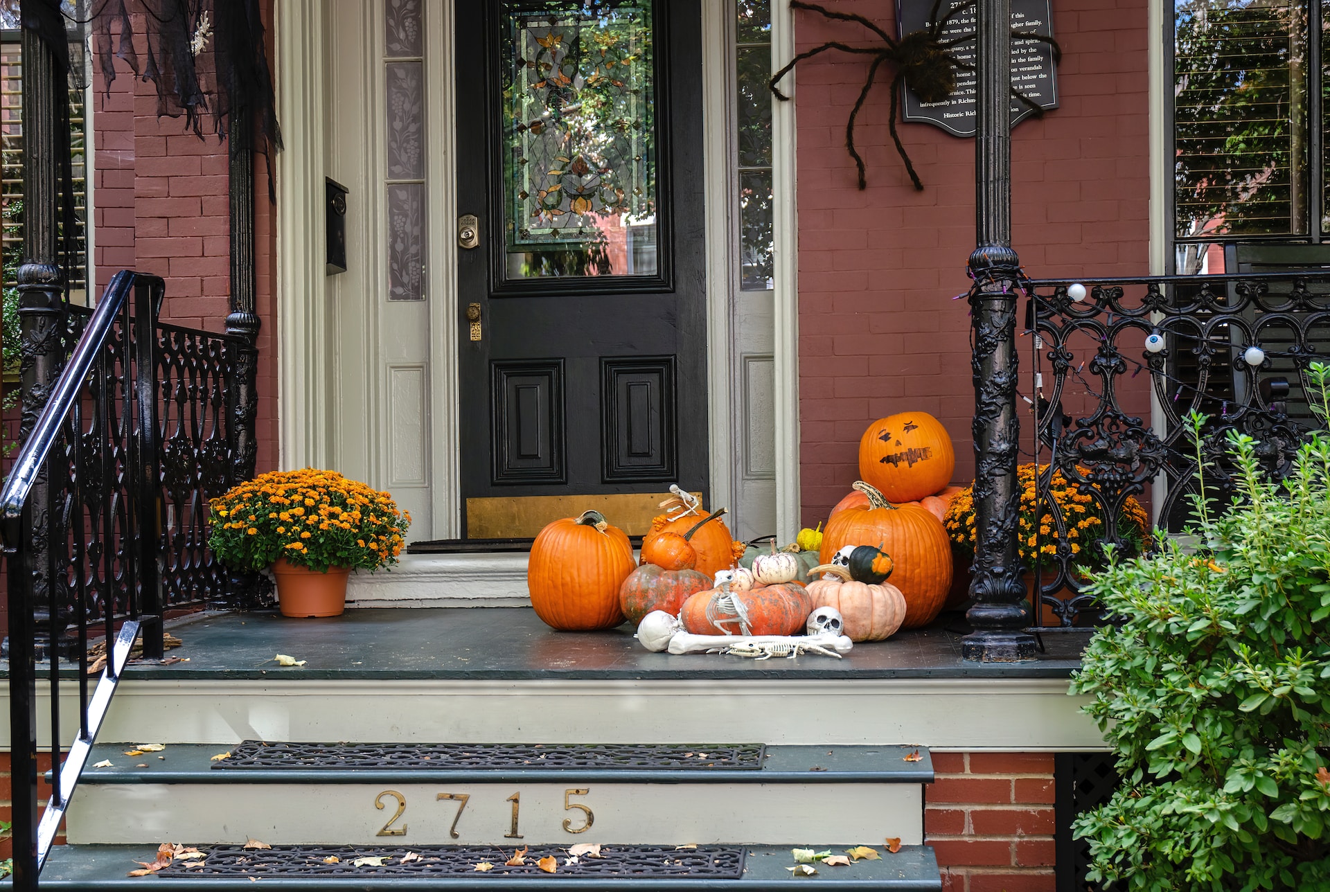 Pumpkins on Porch