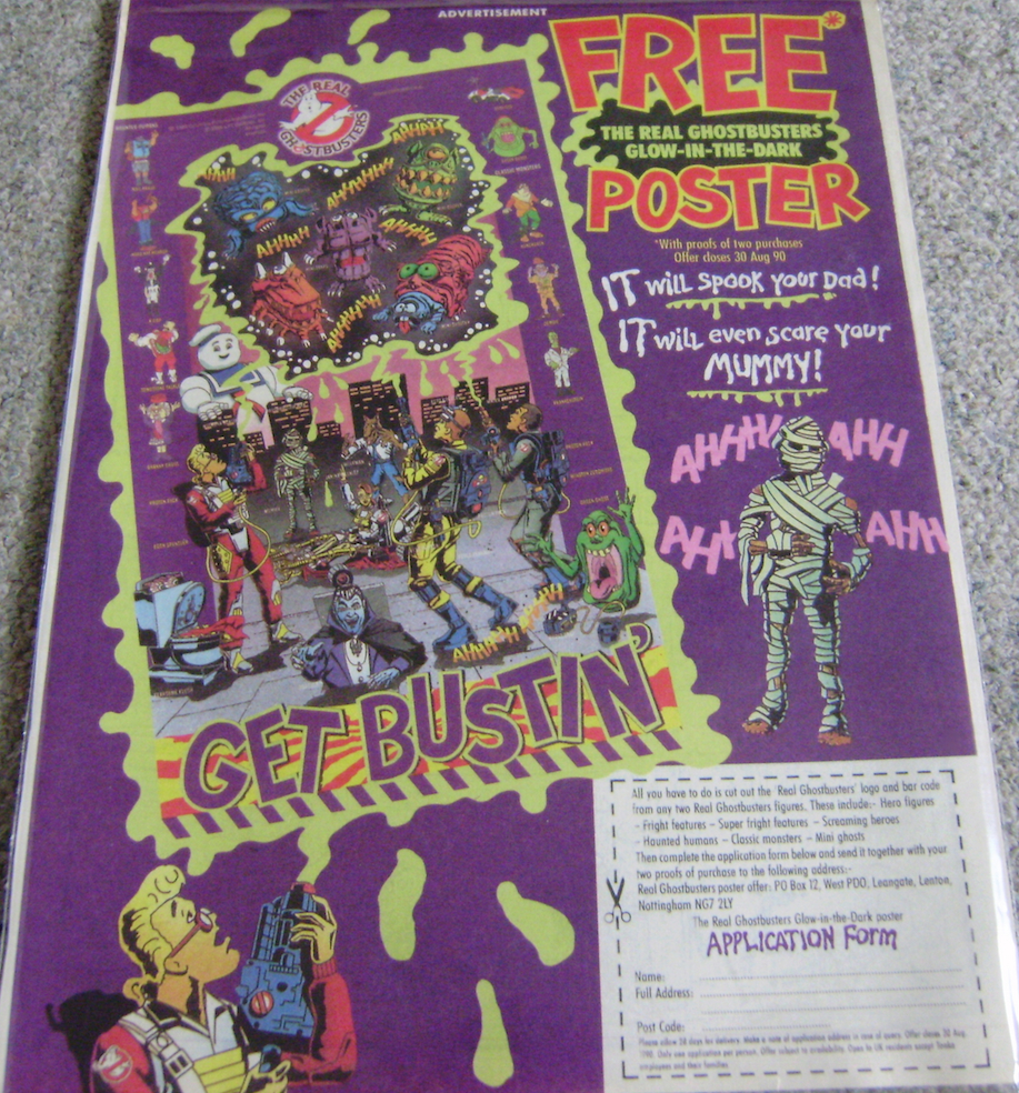 Real Ghostbusters Poster Offer