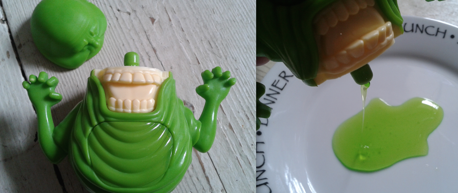 Slimer Edible Ectoplasm - Opening Container