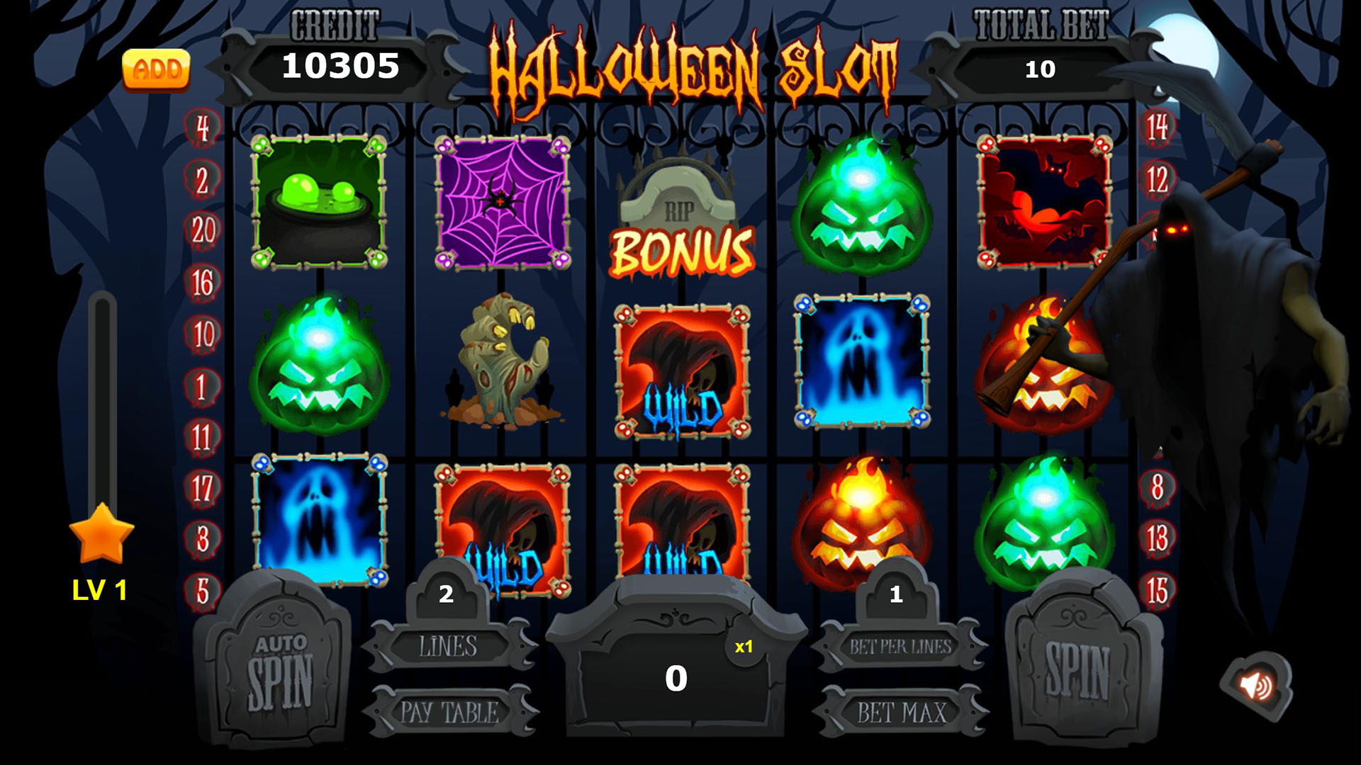 Spooky Halloween Slots 2