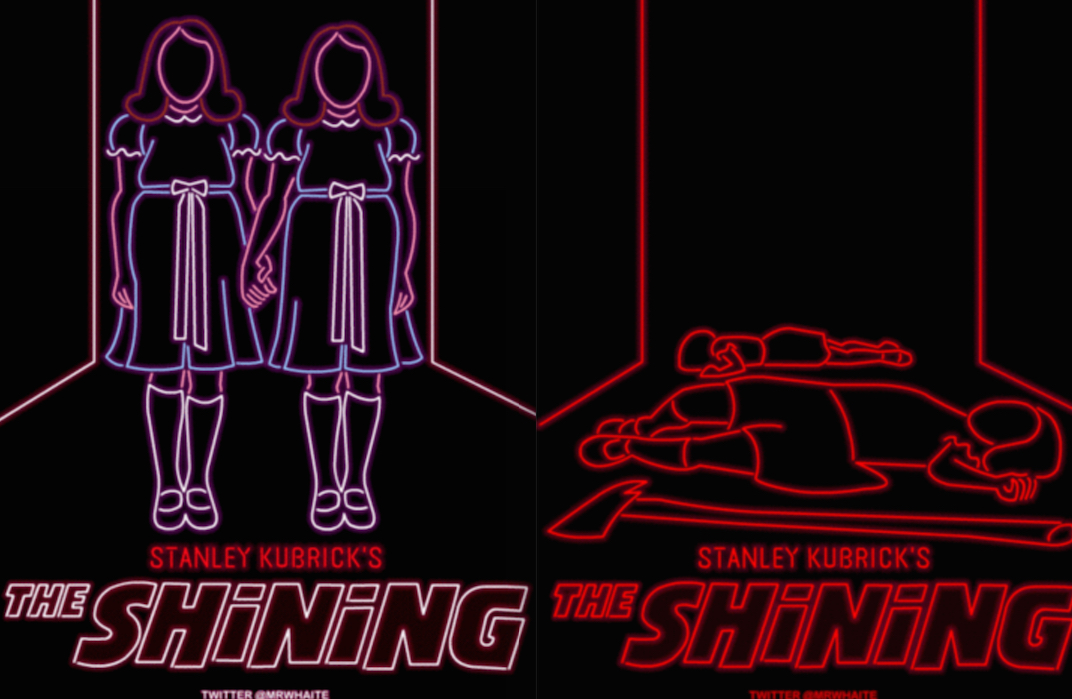 The Shining Neon Poster : Mr Whaite