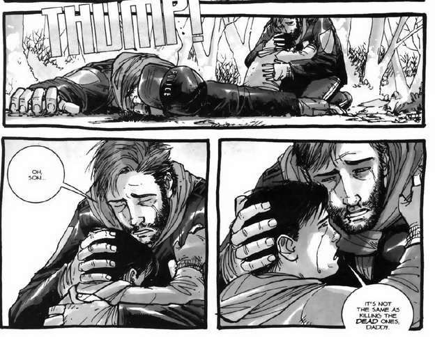 Walking Dead Carl Kills Shane