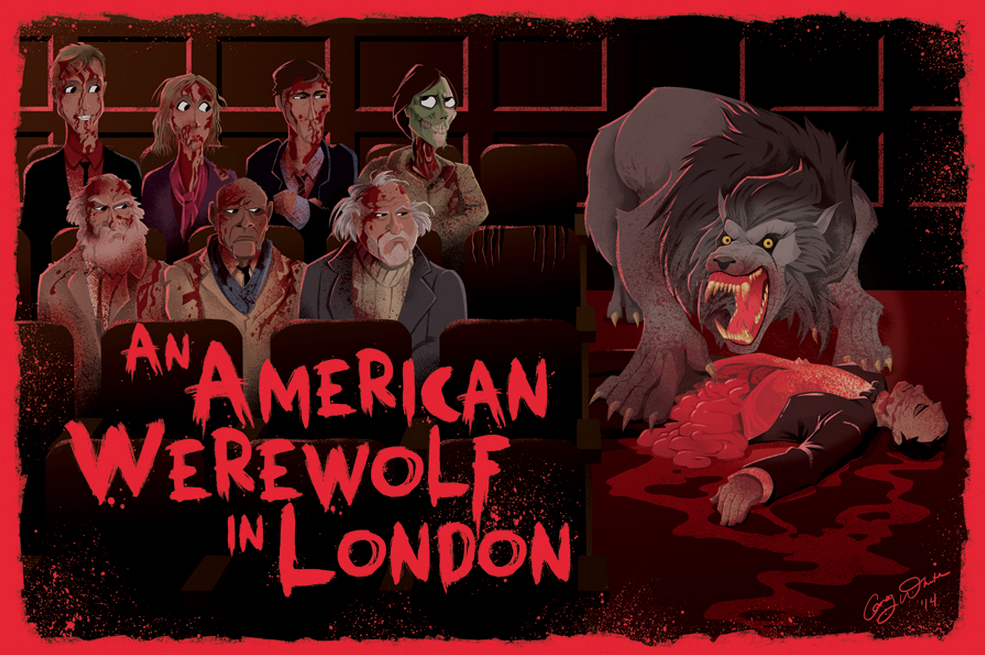 Alternative Poster Art : American Werewolf Greg White